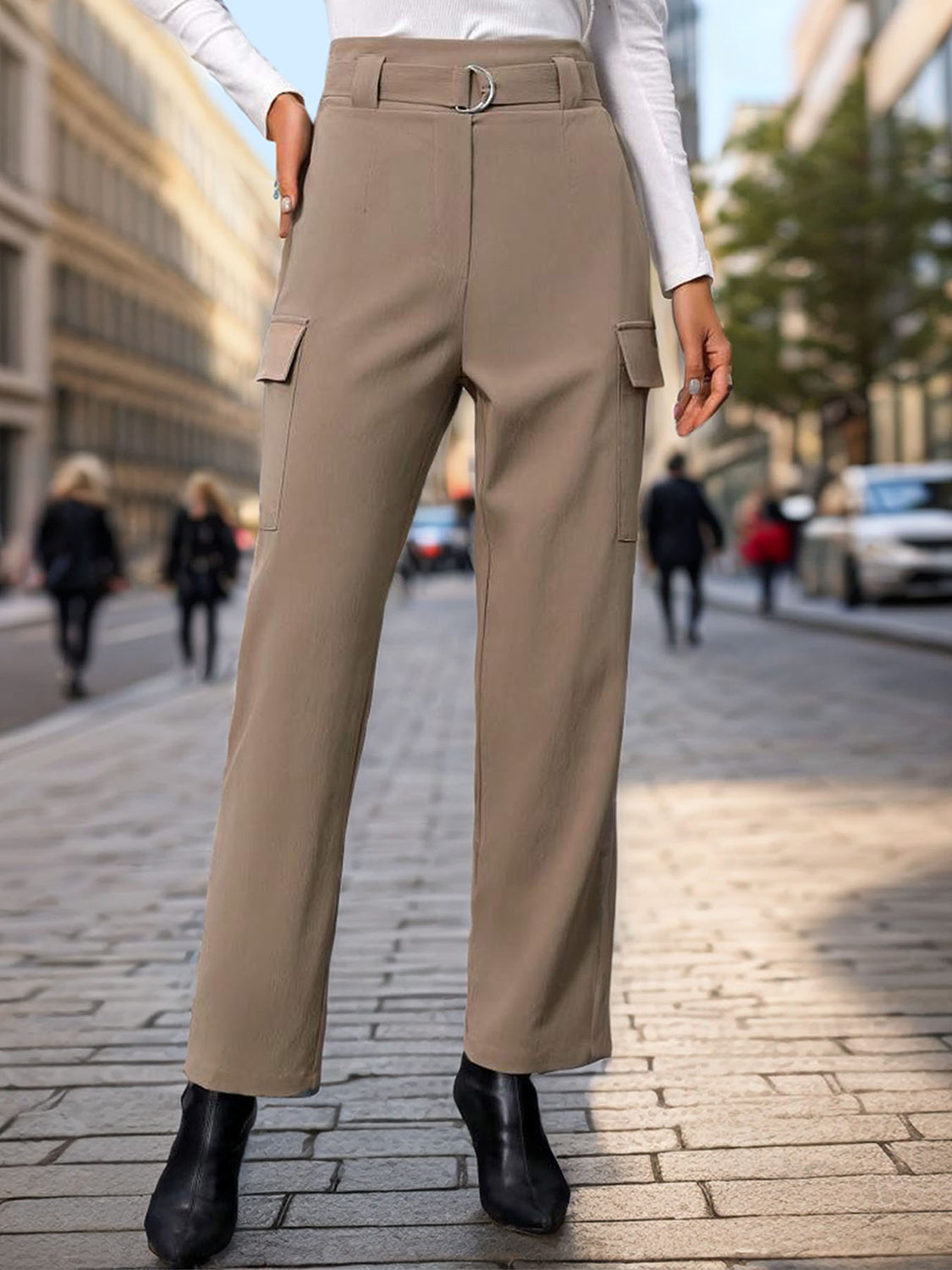 Perfee High Waist Straight Pants Mocha 0261b005-8985-40d7-acb6-427737f1d68f-Max Trendsi