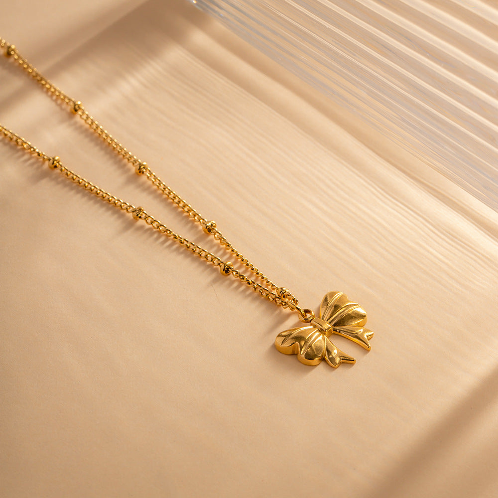 Butterfly Pendant Design Versatile Necklace Only 1877d393-7324-4fd8-94e0-f3391f68271f Glownestbest