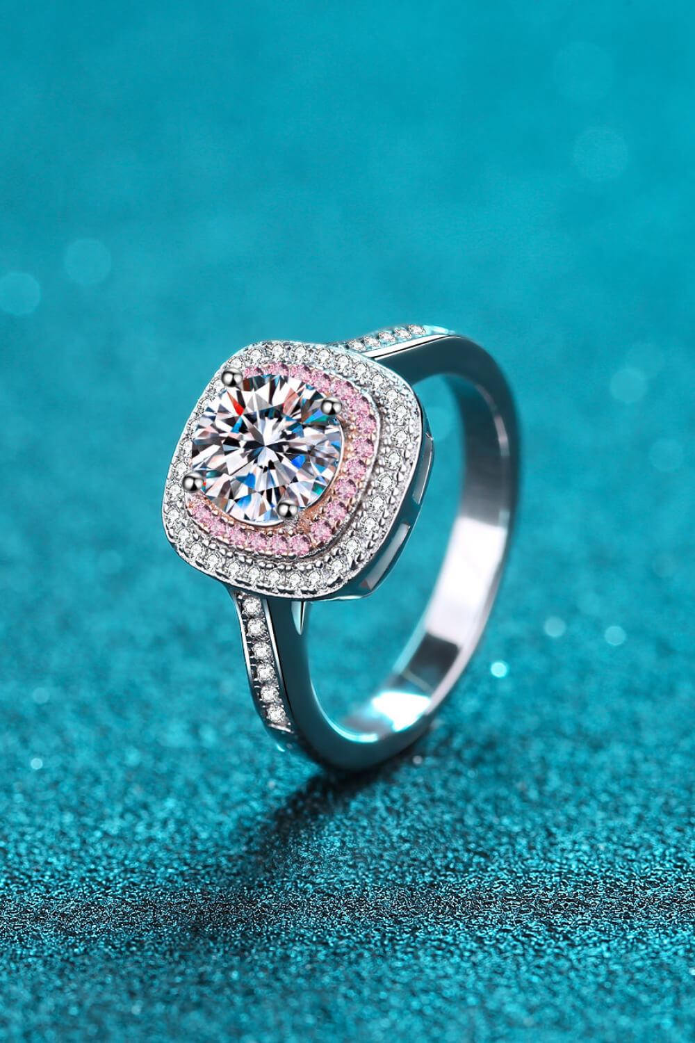 Need You Now Moissanite Ring Silver Pink 3da5af8236bf426c92b5d6913edadec9-Max Glownestbest