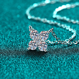1.26 Carat Moissanite 925 Sterling Silver Geometric Shape Pendant Necklace 0152c8d2-87cb-473c-9fe0-f928a2951539-Max Trendsi