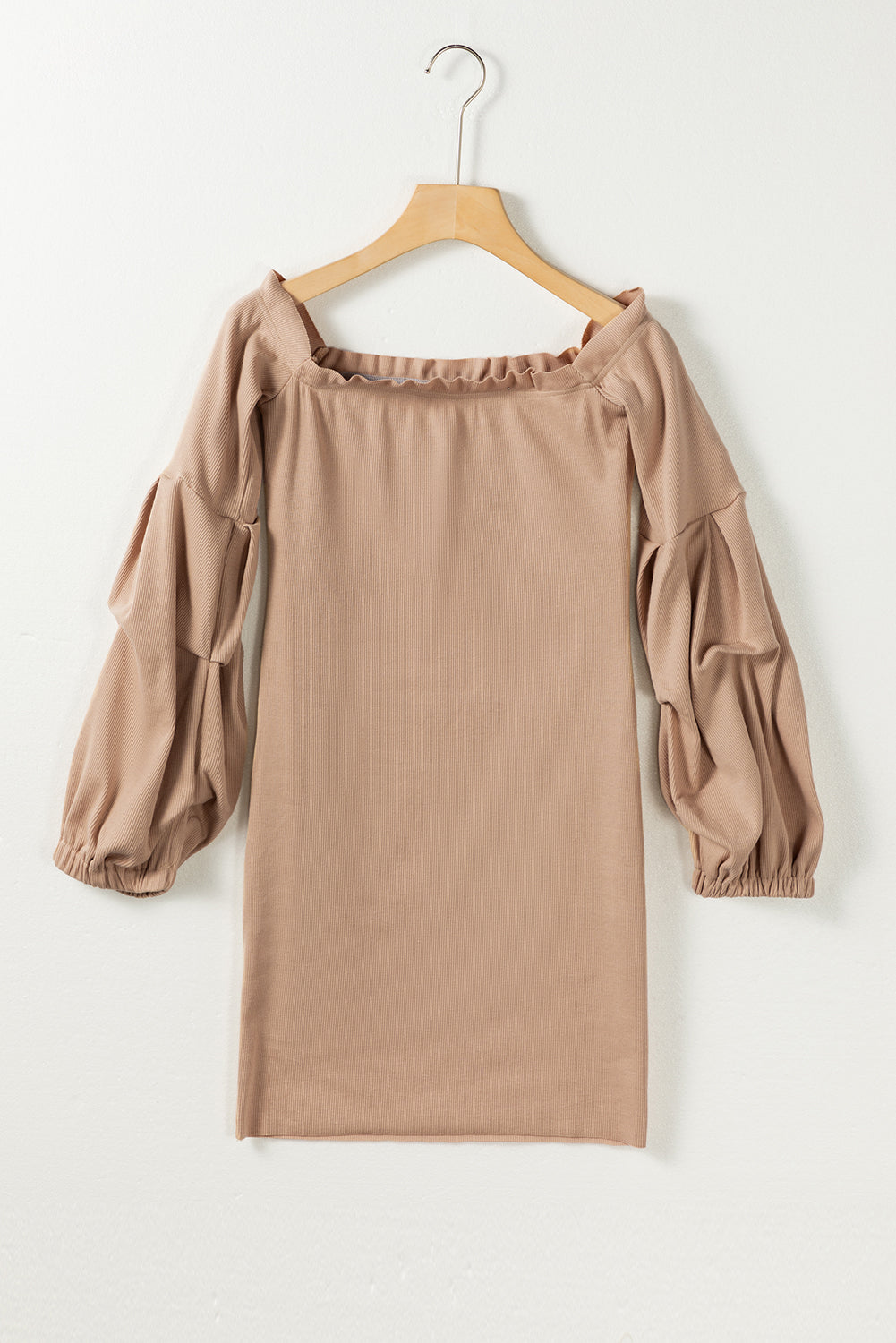 Ruched Off Shoulder Long Sleeve Dress 018f93d8ab244515aa606e5a4cdcfaba-Max Glownestbest