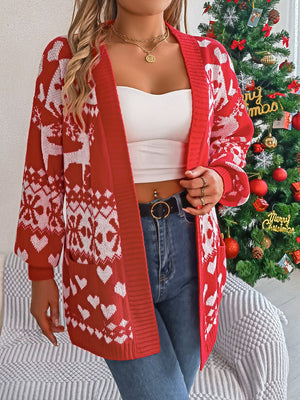 Pocketed Open Front Long Sleeve Cardigan 0204a08b-e48b-4a38-ba33-1d578e0cc626-Max Glownestbest