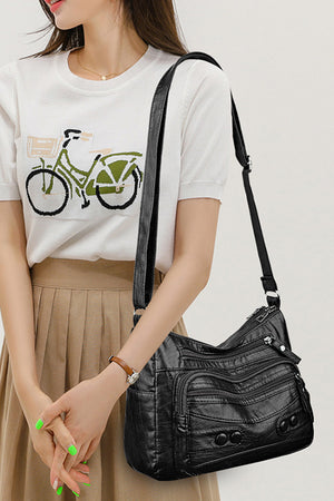 PU Leather Adjustable Strap Shoulder Bag 02bf7179-08e0-4d92-8c75-117a5d1b32d1-Max Trendsi