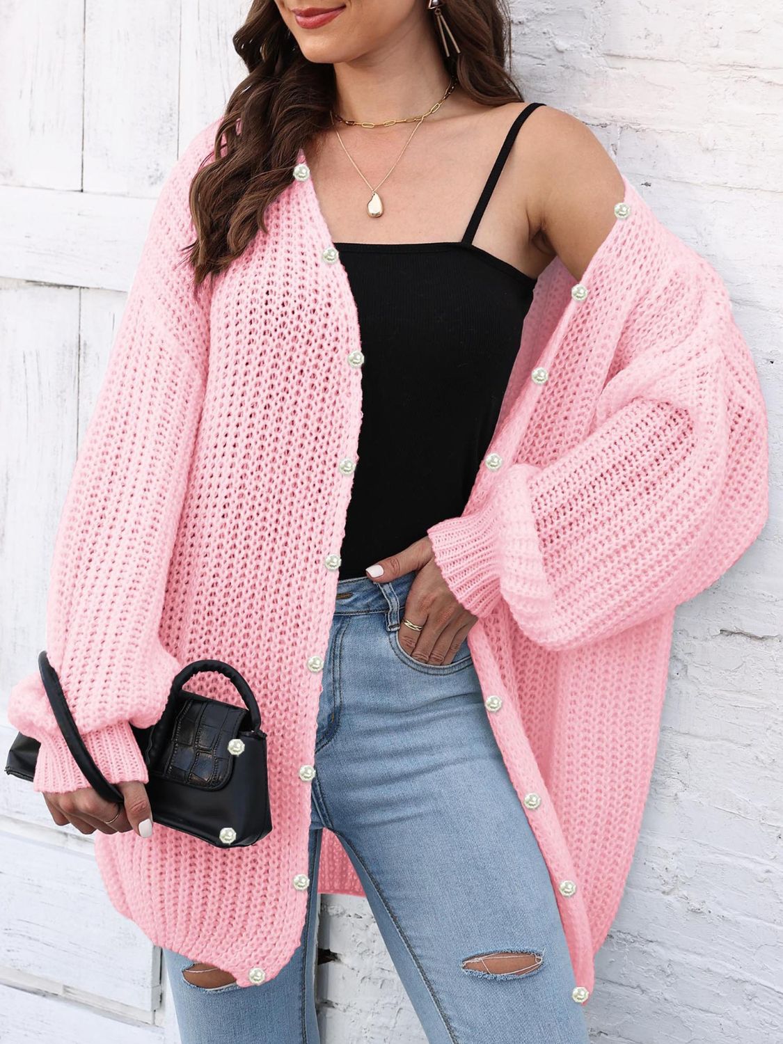 Open Front Long Sleeve Cardigan 02fa7f84-1413-4afc-af23-b4d5c6c2e33b-Max Glownestbest