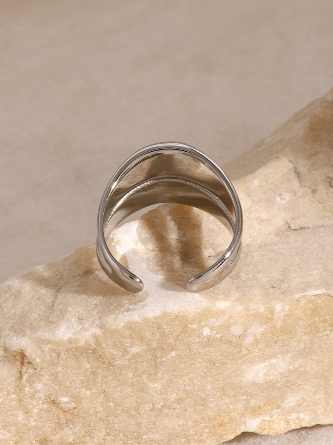 Stainless Steel Double-Layered Ring 03a85b39-0877-4457-ba87-ca56bb71cc4b-Max Trendsi