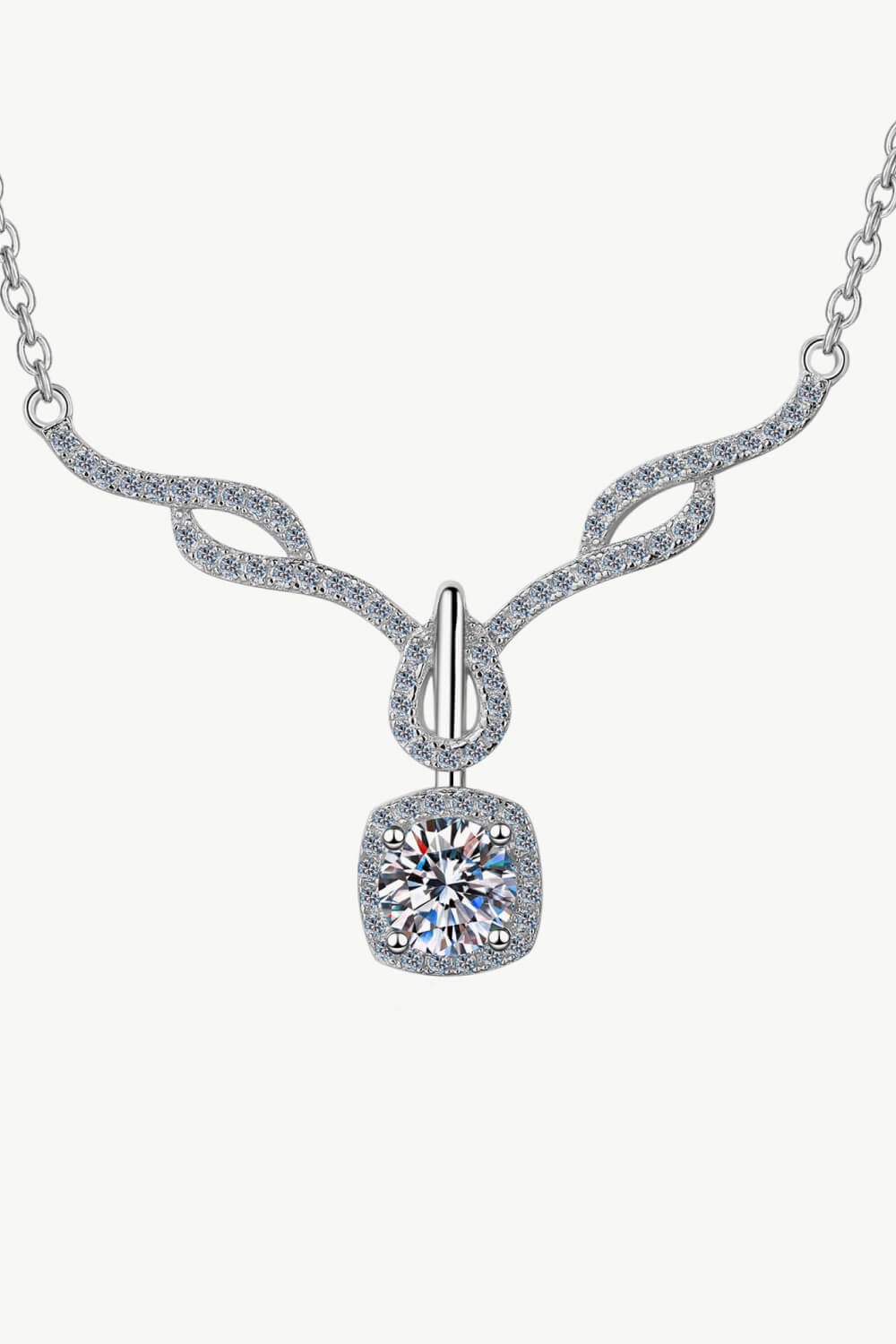 Right On Trend Moissanite Pendant Necklace 044ea850ba584953a26d33c7d538c0d2-Max Trendsi