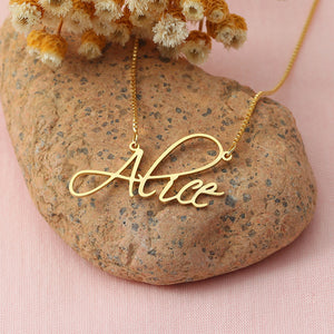 S925 personalized custom letter name pendant necklace 04b4edee-a9fb-4bad-92db-e80e44d2c375 Artshiney