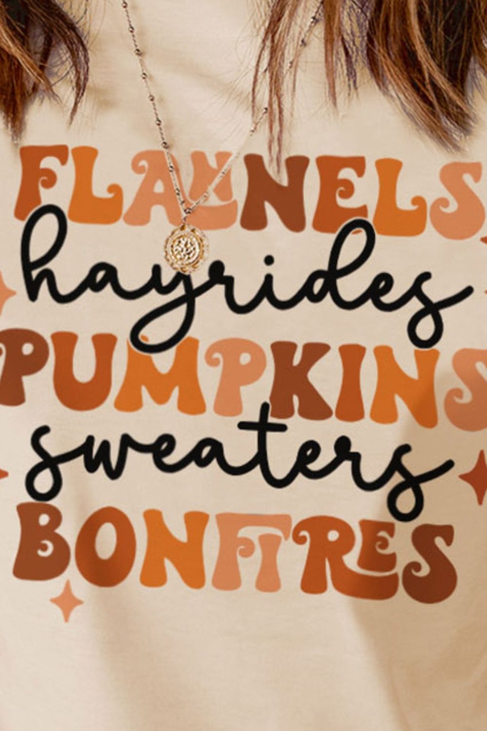 Glownestbest ® | Fall Vibes Graphic Round Neck T-Shirt 05fe8d59ef5d48589c4c10450daabafa-Max Glownestbest
