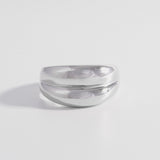 925 Sterling Silver Bulging Ring Silver 06b243db-021f-4c91-97b1-4e4518cf7a2a-Max Trendsi