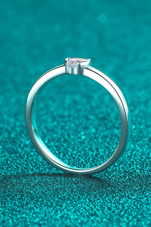 Heart-Shaped Moissanite Solitaire Ring 081dcd8c6ce24057945f453ff5cd66d3-Max Trendsi