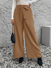 Perfee Tied High Waist Wide Leg Pants Caramel 084f7f99-3461-460f-9b1e-47848efd9c56-Max Trendsi
