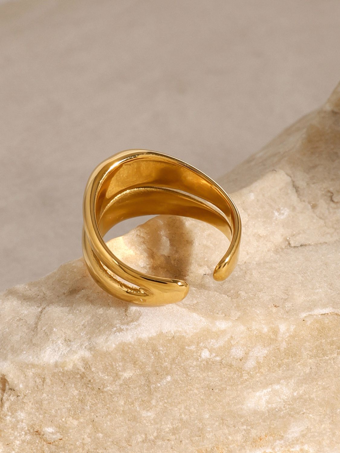 Stainless Steel Double-Layered Ring 08c48bc1-b3bd-46db-89ee-2eab9341b0c4-Max Trendsi