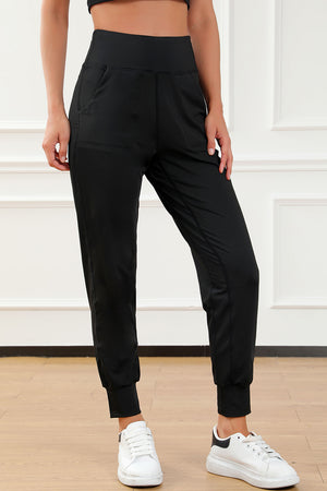 High Waist Joggers with Pockets Black 08db6cfe-6ddb-459c-bc54-abdf41008ea8-Max Trendsi