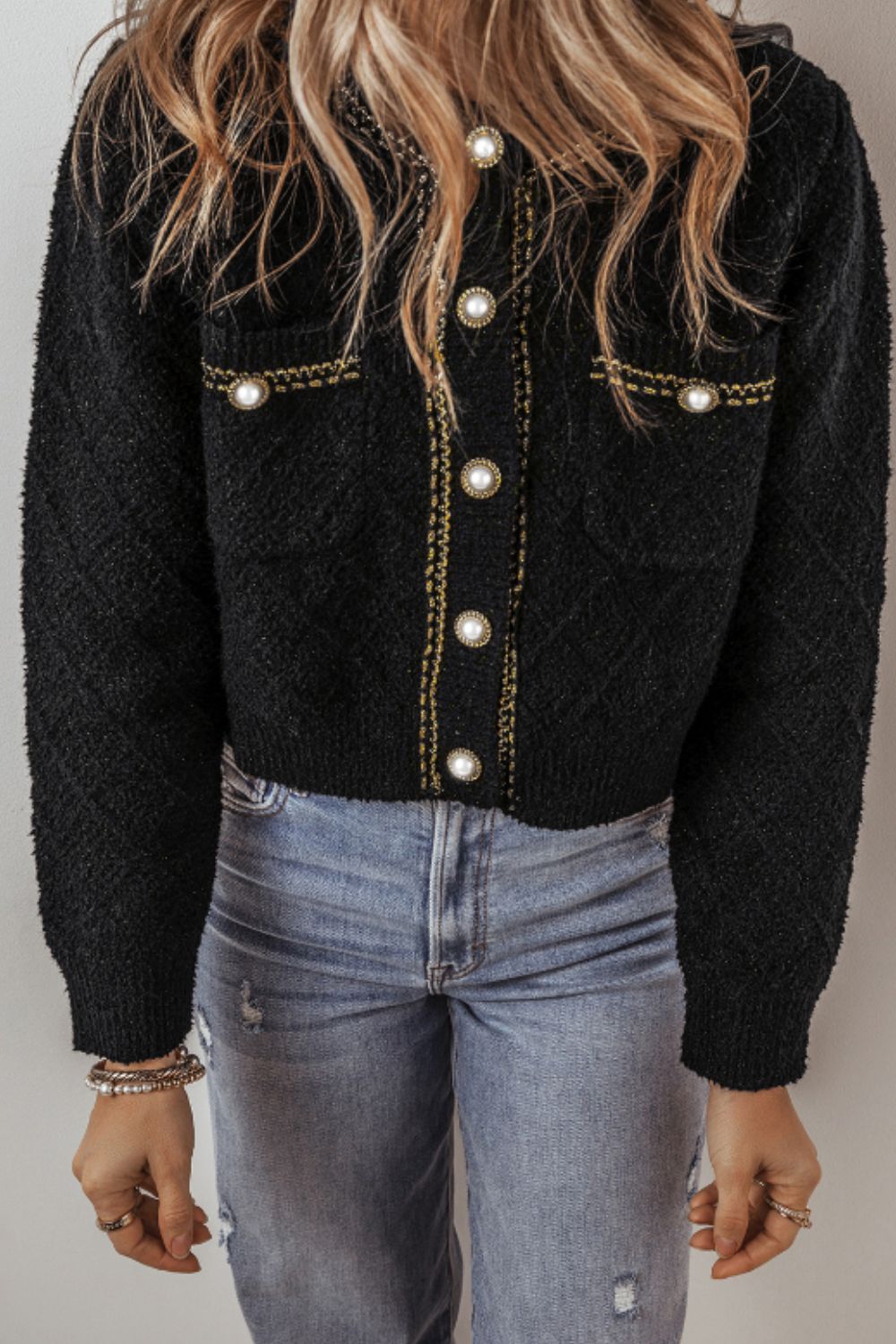 Round Neck Button Up Long Sleeve Cardigan 09aec516-2e64-47ee-acc2-c0cba2f57043-Max Glownestbest
