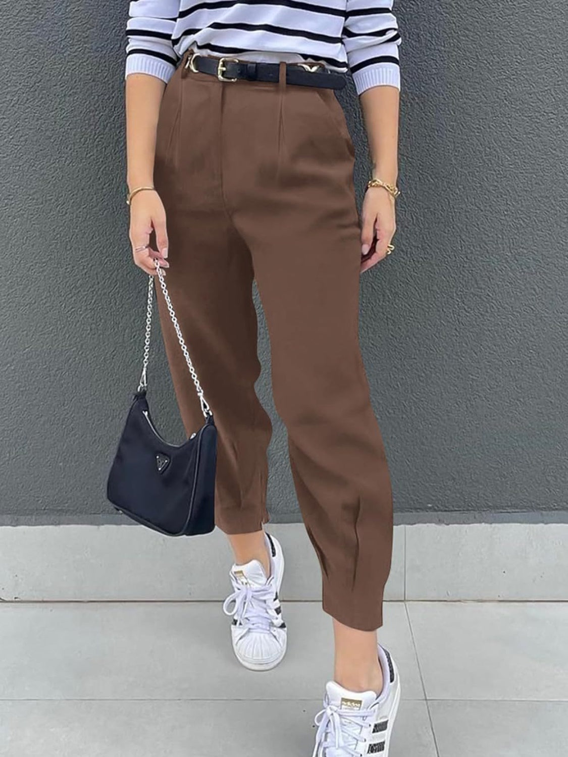 High Waist Cropped Pants 0a25c1c0-5104-4ec5-bbe0-fa0bd223c4f9-Max Trendsi