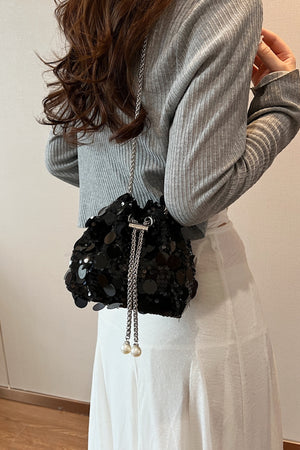 Drawstring Sequin Crossbody Bag 0a5d1e50-5fbc-48b0-8c4a-0b36d6eea810-Max Trendsi