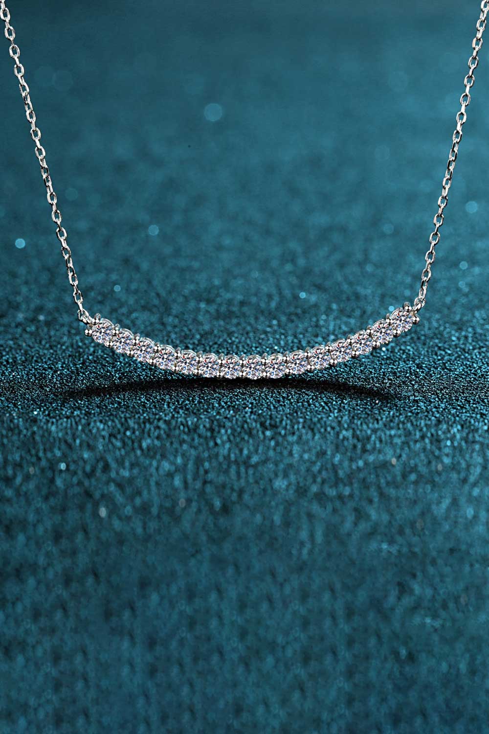 Sterling Silver Curved Bar Necklace 0b2b4fa94e6a42daadd49a6b8dde5815-Max Trendsi