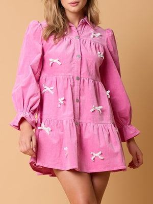 Collared Neck Flounce Sleeve Mini Dress 0c37f6d7-bf7f-4edb-b300-1af4776e05d8-Max Glownestbest
