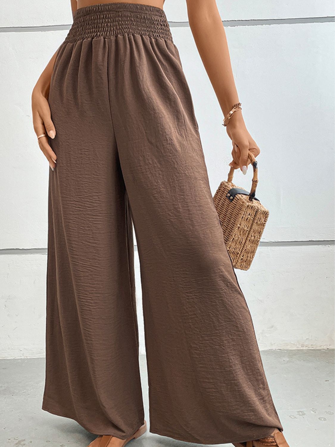 Perfee Wide Waistband Relax Fit Long Pants 0c5497aaa9a64f76bc70671d66a37c30-Max Trendsi
