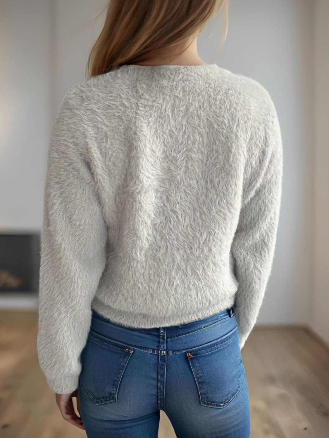 Cutout Knot Button Long Sleeve Cardigan 0da55cc1-700d-4bc0-9838-fa36be1220e1-Max Glownestbest