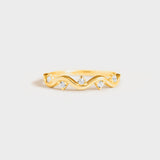 925 Sterling Silver Inlaid Zircon Ring Gold 0dead7e6-d270-4e15-9759-5b6bf48d5f63-Max Trendsi