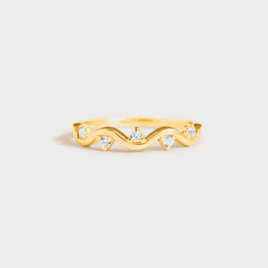 925 Sterling Silver Inlaid Zircon Ring Gold 0dead7e6-d270-4e15-9759-5b6bf48d5f63-Max Trendsi