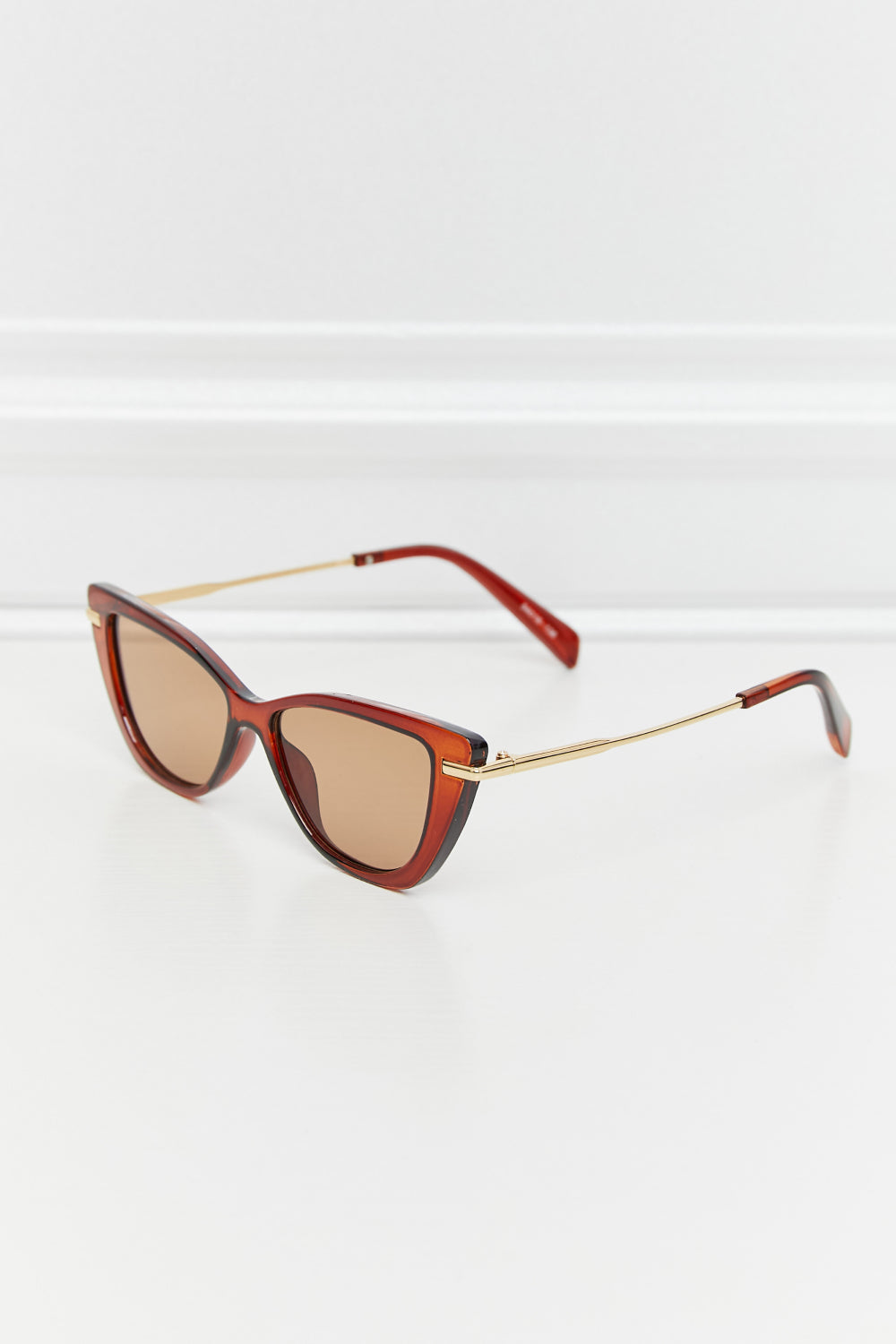 Full Rim Sunglasses Dark Brown One Size 0dfaa8a9f1824b6792aa2cc92c3b43bf-Max Trendsi
