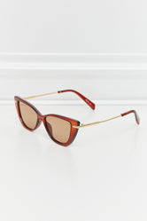 Full Rim Sunglasses Dark Brown One Size 0dfaa8a9f1824b6792aa2cc92c3b43bf-Max Trendsi