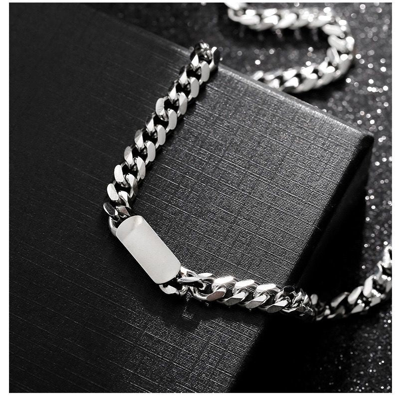 Net red with the same custom lettering thick necklace 0f102e8c-2a50-4c18-8bd8-e8efd2b626f2 Artshiney