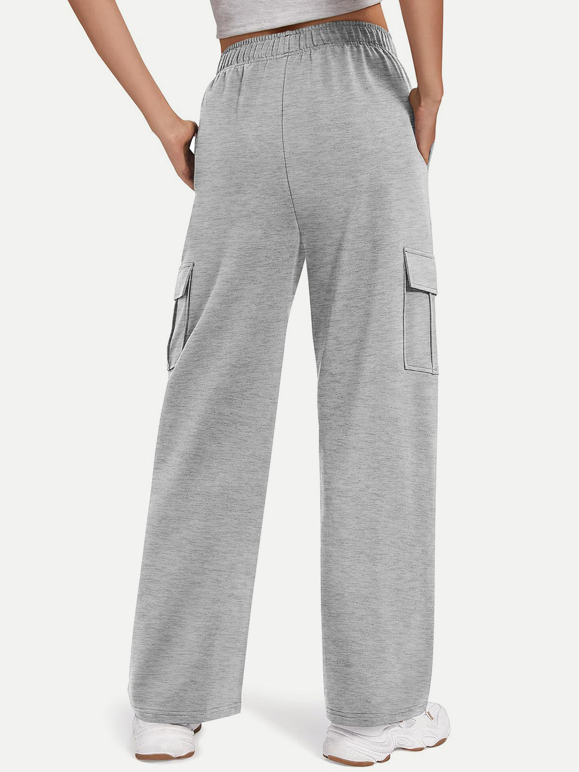 Pocketed High Waist Pants 10c2f895-55d2-4200-92d1-b1458dece798-Max Trendsi