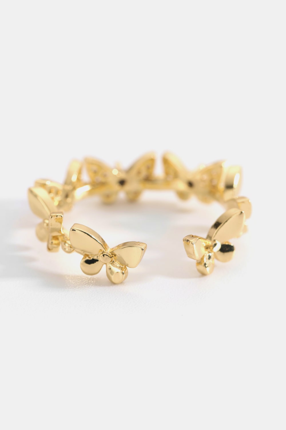 Butterfly Zircon Open Ring 10cb7b4e740d4f6a99b07ab5ec072af2-Max Trendsi