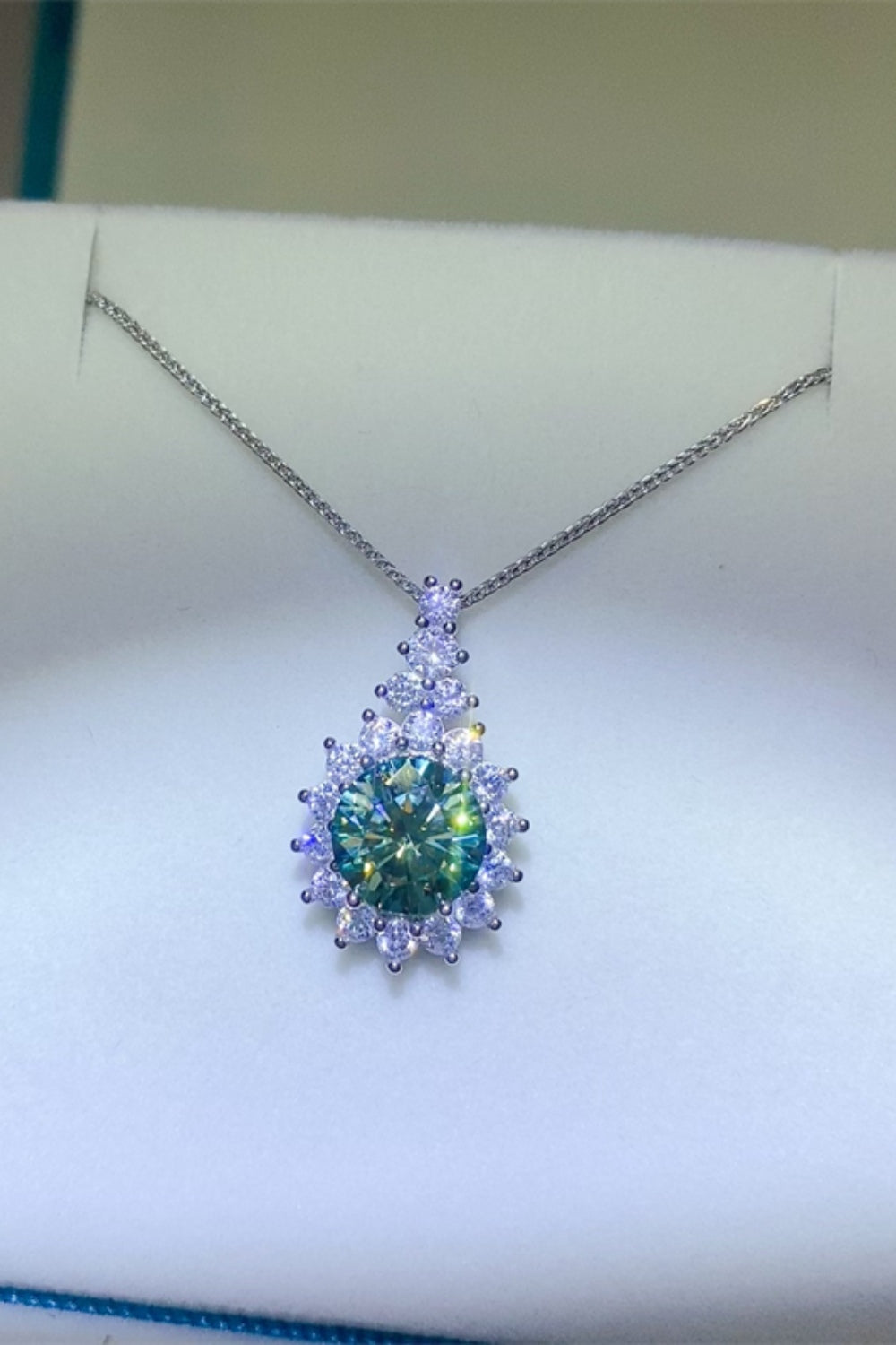 3 Carat Moissanite 925 Sterling Silver Pendant Necklace 11c12eb4-32f9-49d8-a281-6ff0b32c5342-Max Trendsi