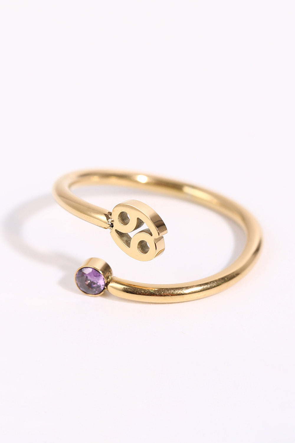 Constellation Stainless Steel Bypass Ring Cancer One Size 128eed7b57084c768c42befc6b56fe02-Max Trendsi