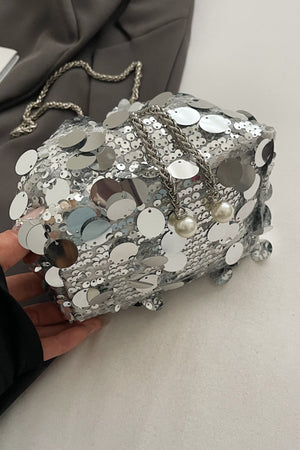 Drawstring Sequin Crossbody Bag 14a54c99-203a-4352-a1ad-c84df5bdcd95-Max Trendsi