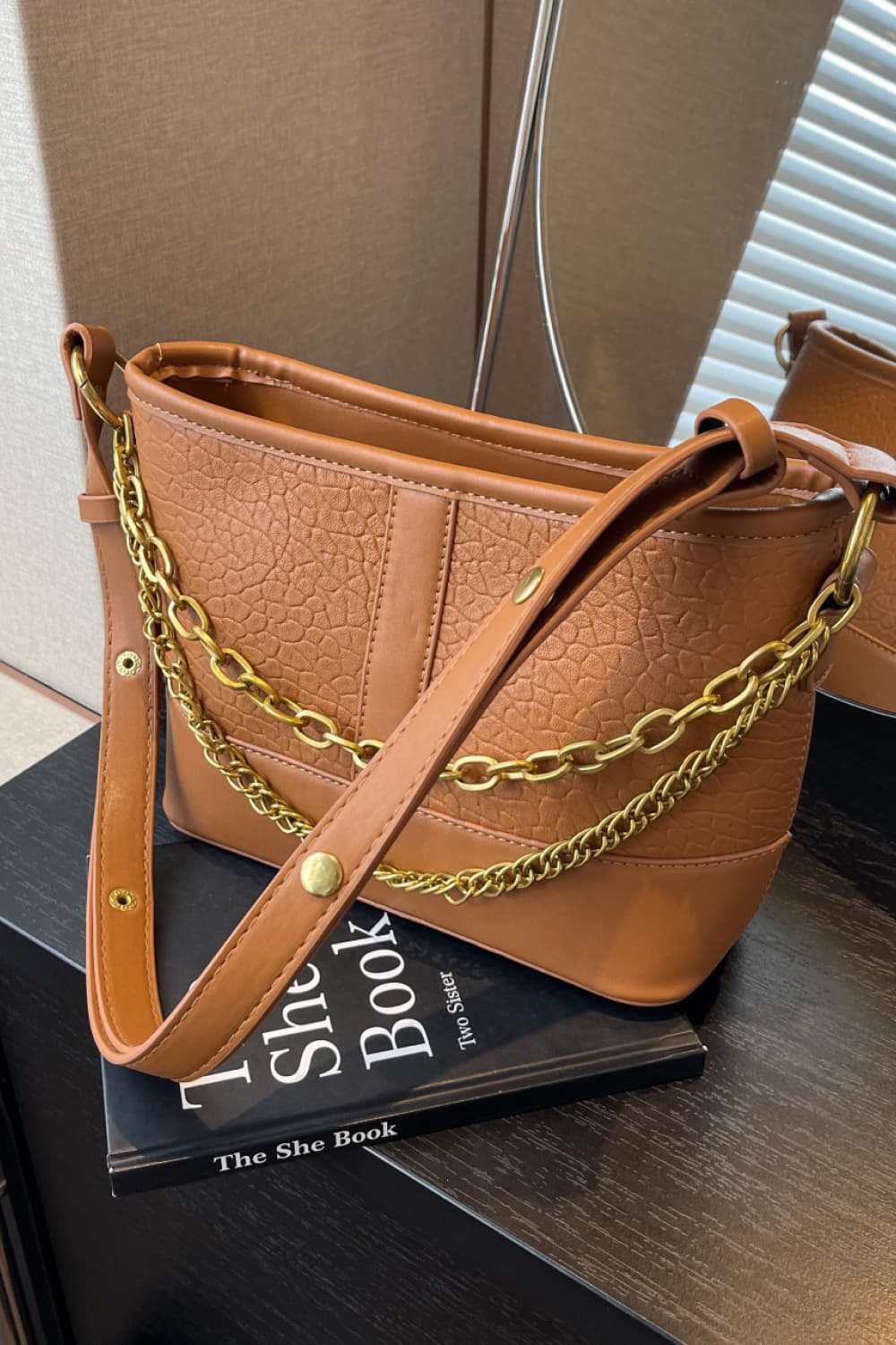 PU Leather Shoulder Bag 14f21f5dd6214bcca24814f16203dcea-Max Trendsi