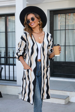 Angel Wings Printed Open Front Pocketed Cardigan 167511cbf4cc40adb32d7a1bed1818e1-Max Glownestbest