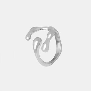 18K Gold-Plated Irregular Open Ring 179772de-3a01-4108-ba4b-7a60a34148f1-Max Trendsi