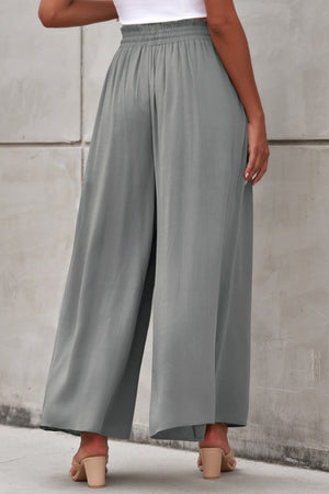 Drawstring Waist Wide Leg Pants 1821af6d0cda40998aa99a6ba33cf96b-Max Trendsi