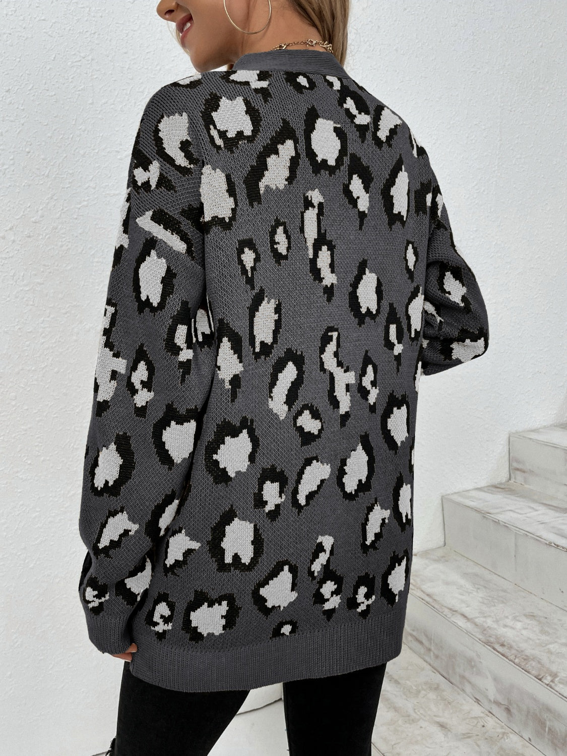 Leopard Open Front Dropped Shoulder Cardigan 1930c89a-446c-4a97-99d9-f7a8d8ebf6ce-Max Glownestbest