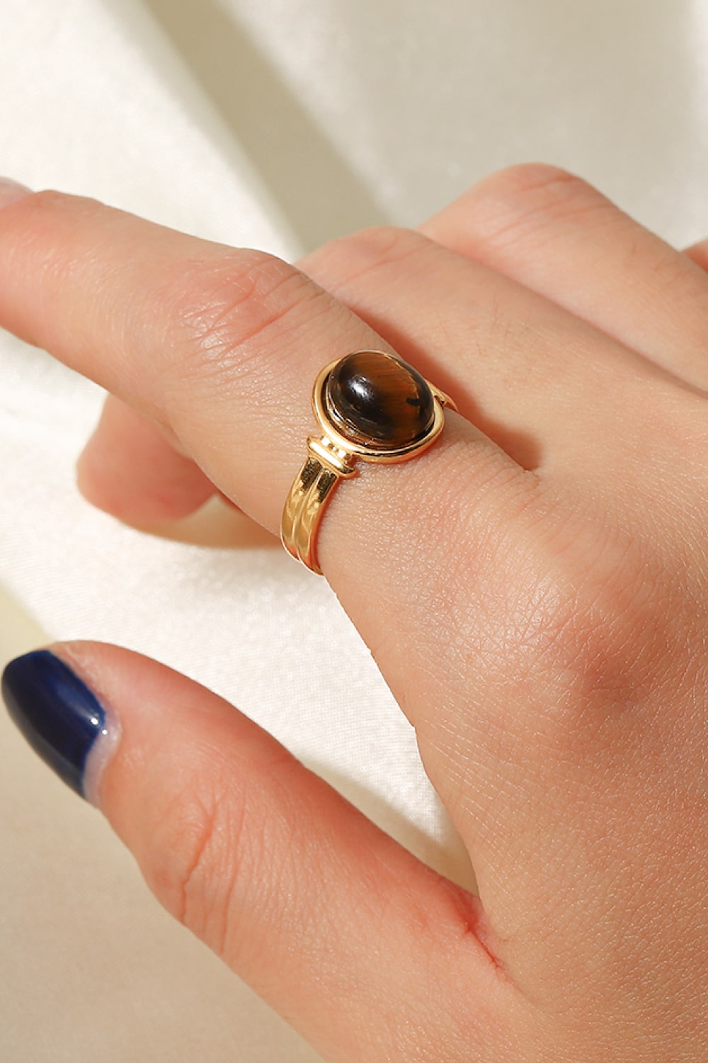 18K Gold Plated Open Ring 1981a4386cbb454a8a8d6625aa22e2d7-Max Trendsi