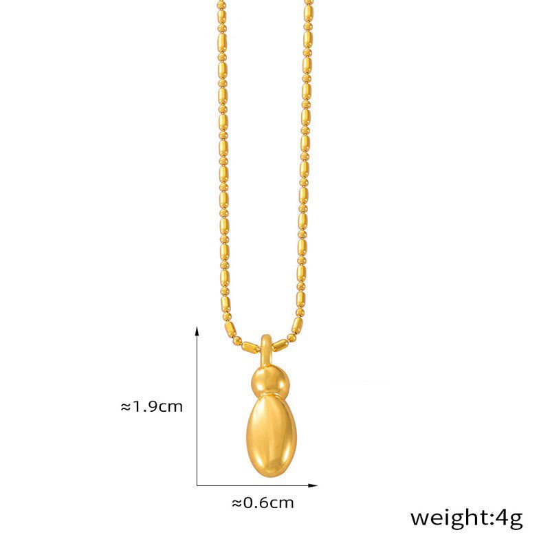 18K gold simple and elegant 26 letters design light luxury style necklace 1ae91654-0649-41c9-a973-6c80e2ca4fb7 Artshiney