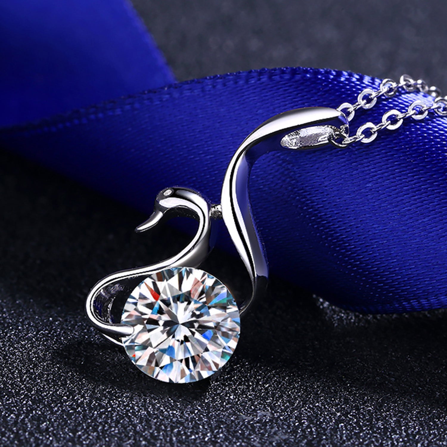 2 Carat Moissanite 925 Sterling Silver Necklace 1b0d6ba2-2607-434f-8248-b0be3b1e3f0e-Max Trendsi