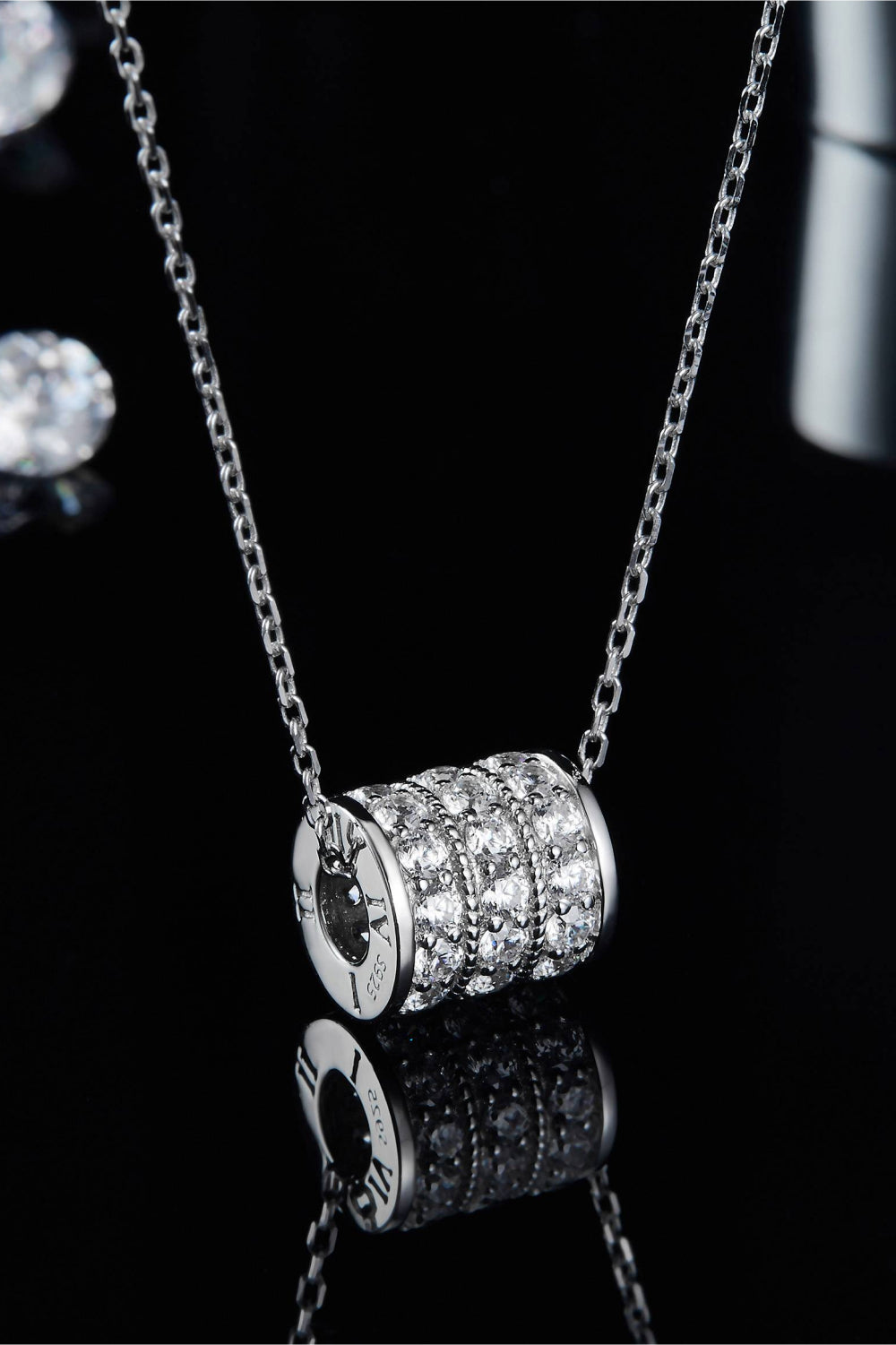 Moissanite 925 Sterling Silver Necklace 1b0f2339015e4357b00ffc3787a62fde-Max Trendsi