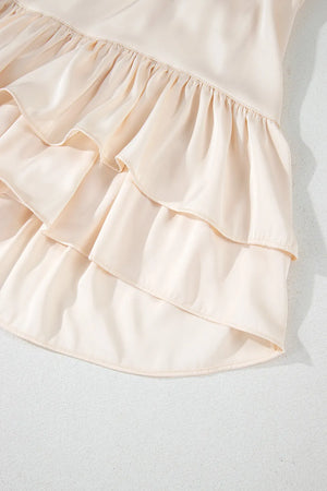 Frill Ruffled V-Neck Long Sleeve Mini Dress 1b182df7-c035-404a-8e3e-4644bd66349e-Max Glownestbest