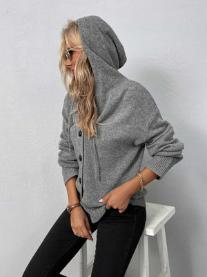 Glownestbest® | Button-Down Long Sleeve Hooded Sweater 1bc661003b86425793d2b67e669a499d-Max Glownestbest