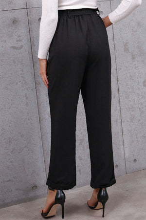Perfee Belted Paperbag Waist Pants 1ca276ce5dd6425c856a1ece9868e1d9-Max Trendsi