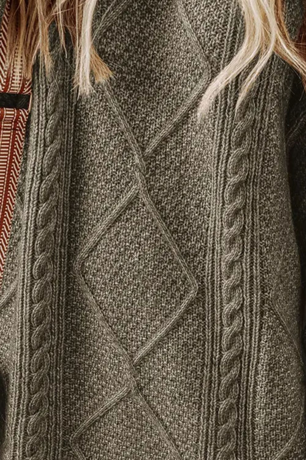 Cable-Knit Round Neck Sweater Dress 1ebe82a7-eabc-4288-92cd-3f8b1122d9cd-Max Glownestbest