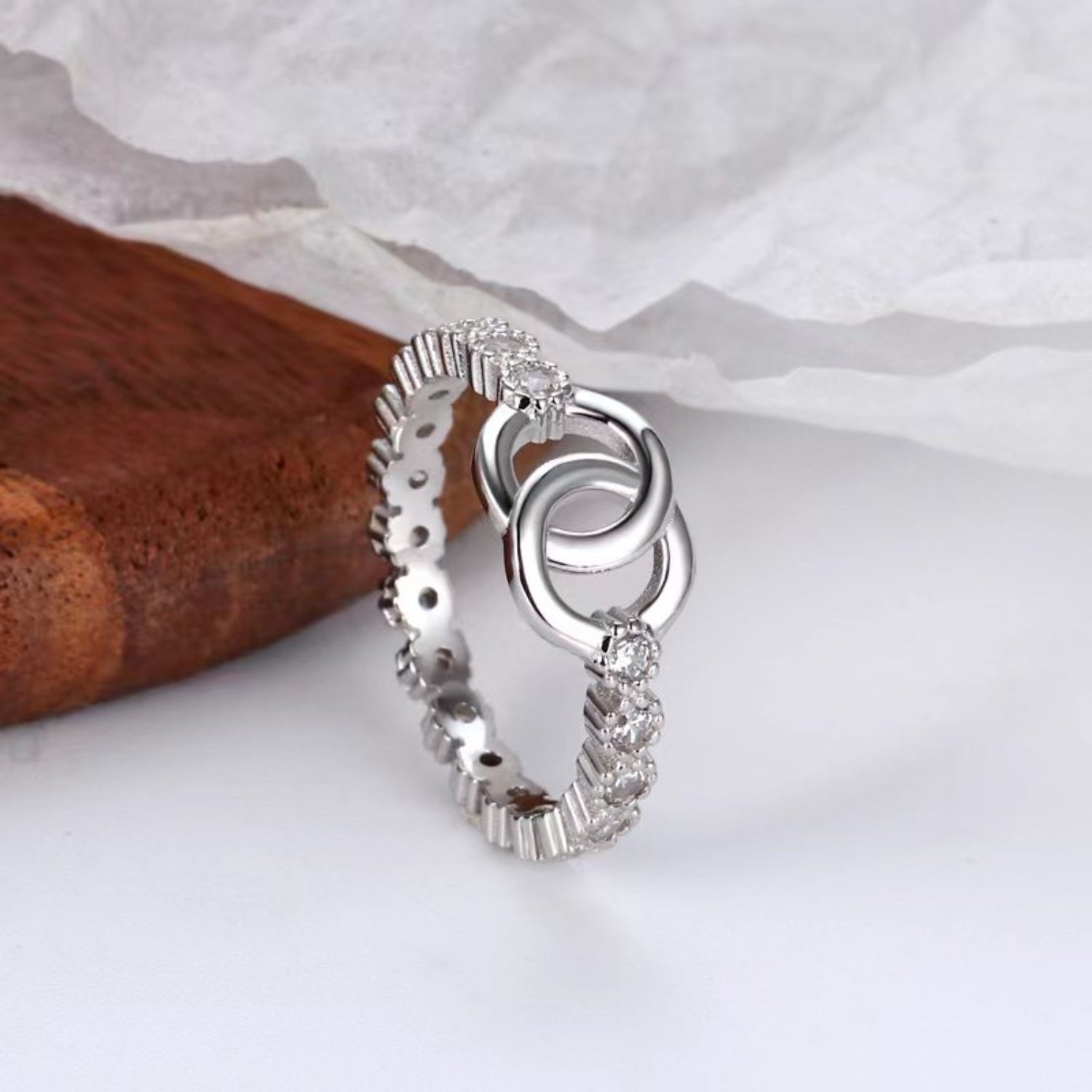 925 Sterling Silver Zircon Ring 1ec9f348-87b0-4e24-9083-213b7f04e70e-Max Trendsi