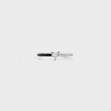Heart Shape Inlaid Zircon Enamel Ring Black 1ee545dd-3e9d-4578-8a5b-731c636f0939-Max Trendsi