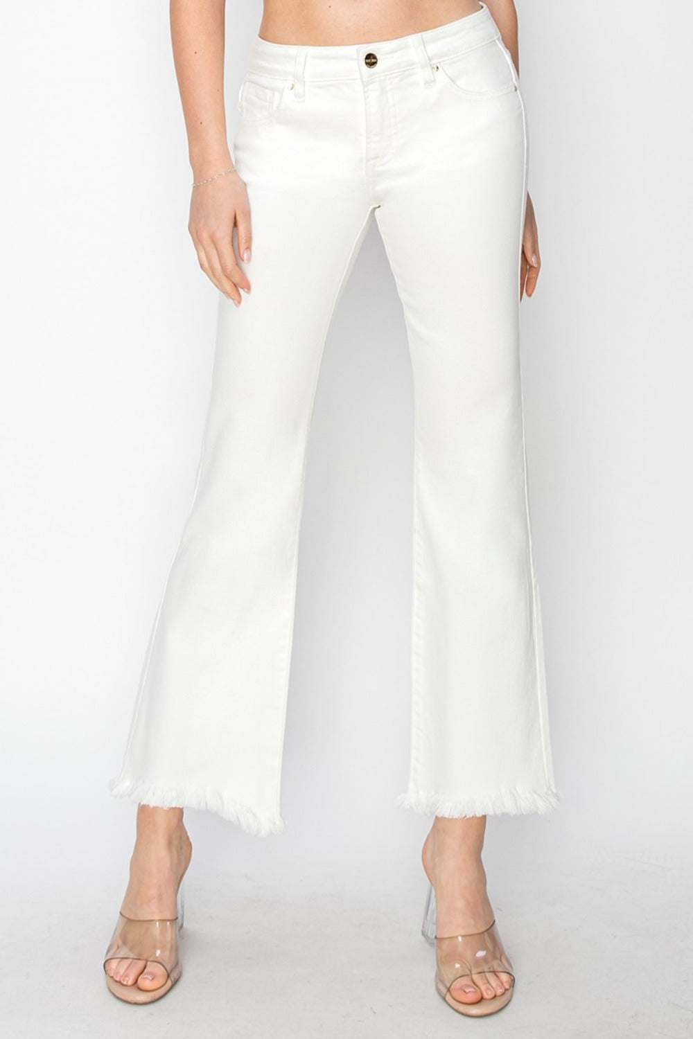 RISEN Full Size Tummy Control Crop Flare Step Hem Pants White 1eef3914-23bb-4cd2-88e1-4588f3837f80-Max Trendsi